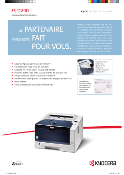 KYOCERA FS-1120D Manuel utilisateur