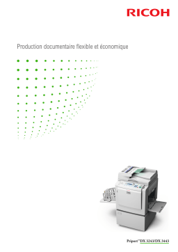 Ricoh PRIPORT DX 3243 Manuel utilisateur