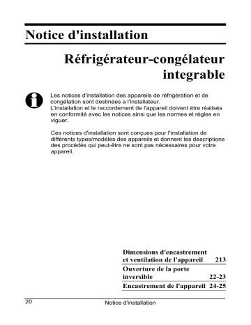 Manuel du propriétaire | Smeg FL 164 AP Manuel utilisateur | Fixfr