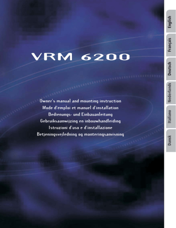 Manuel du propriétaire | VDO Dayton VRM 6200 Manuel utilisateur | Fixfr
