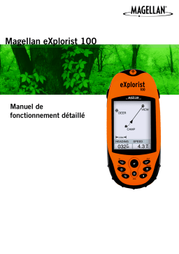 Magellan eXplorist 100 Manuel utilisateur