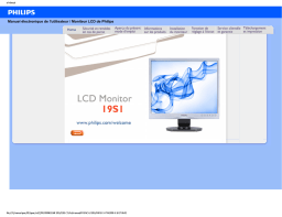 Philips 19S1CB Manuel utilisateur