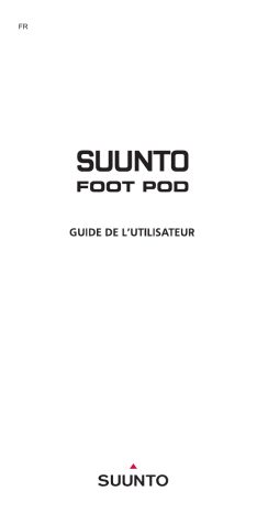 Manuel du propriétaire | Suunto Foot Pod Manuel utilisateur | Fixfr