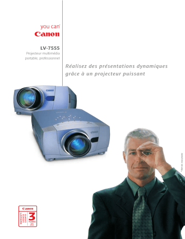 Manuel du propriétaire | Canon LV-7555 Manuel utilisateur | Fixfr