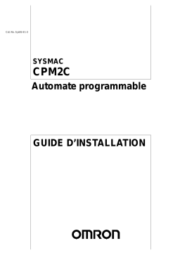 Omron CPM2C Manuel utilisateur