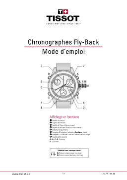 Tissot CHRONOGRAPHES FLY-BACK Manuel utilisateur