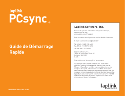 LapLink PCSYNC Manuel utilisateur