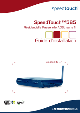 Alcatel-Lucent SpeedTouch 585 Manuel utilisateur