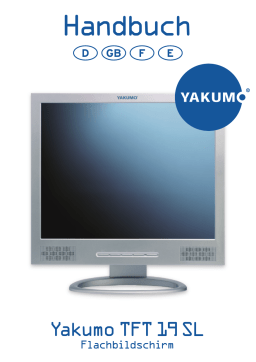 YAKUMO TFT 19 SL Manuel utilisateur