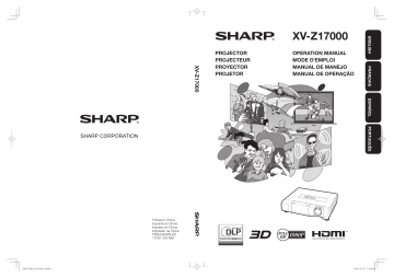 Manuel du propriétaire | Sharp XV-Z17000 Manuel utilisateur | Fixfr