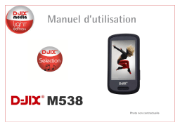 D-JIX M538 Manuel utilisateur