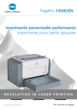 KONICA PAGEPRO 1350E Manuel utilisateur