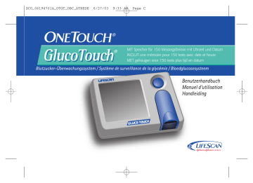 Manuel du propriétaire | Lifescan GLUCOTOUCH Manuel utilisateur | Fixfr