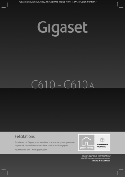 Gigaset C610A TRIOC610 DUO Manuel utilisateur