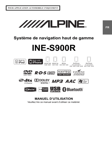 Manuel du propriétaire | Alpine INE-S900R Manuel utilisateur | Fixfr