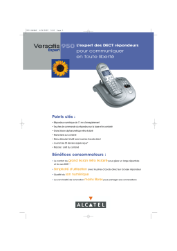 ATLINKS VERSATIS 950 EXPERT Manuel utilisateur