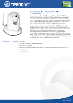 Trendnet TV-IP651W Manuel utilisateur