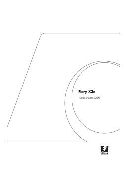 Konica Minolta FIERY X3E FOR CF9001 Manuel utilisateur