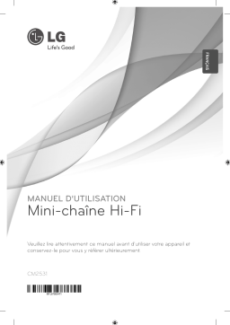 LG CM2031 Manuel utilisateur