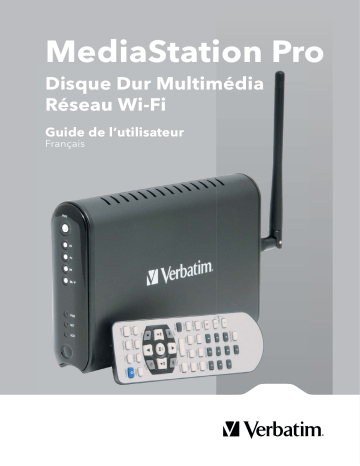 Manuel du propriétaire | Verbatim MediaStation Pro Wireless Network Multimedia Hard Drive Manuel utilisateur | Fixfr