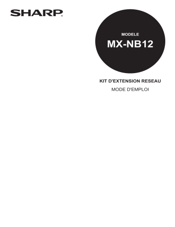 Manuel du propriétaire | Sharp MX-NB12 Manuel utilisateur | Fixfr