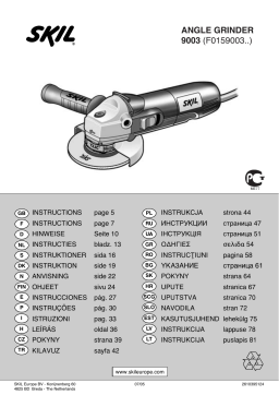 Skil 9003 Manuel utilisateur