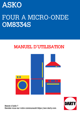 Asko OM8334SOM8464S Manuel utilisateur