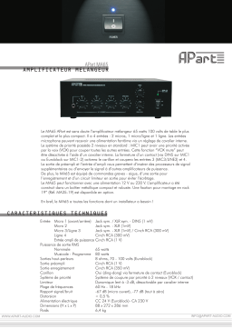 APART MA65 Manuel utilisateur