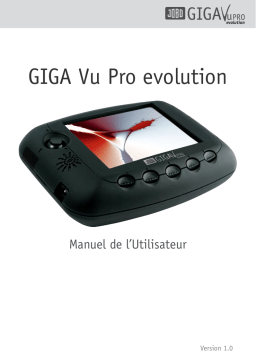 JOBO GIGA VU PRO EVOLUTION Manuel utilisateur