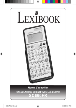 Lexibook SC660FR Manuel utilisateur