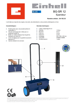 EINHELL BG-SR 12 Manuel utilisateur