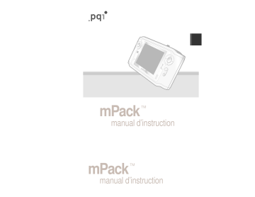 Manuel du propriétaire | PQI MPACK Manuel utilisateur | Fixfr