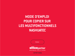 Nashuatec COPIER SUR LES MULTIFONCTIONNELS Manuel utilisateur