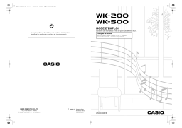 Casio WK-200 Manuel utilisateur