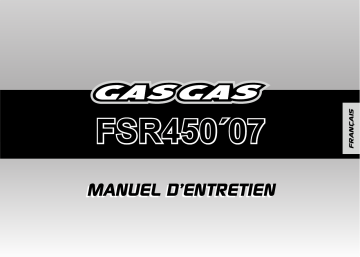 Manuel du propriétaire | GAS GAS FSR 450 Manuel utilisateur | Fixfr