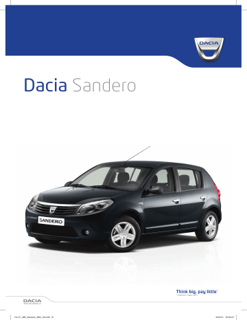 Manuel du propriétaire | Dacia Sandero Manuel utilisateur | Fixfr