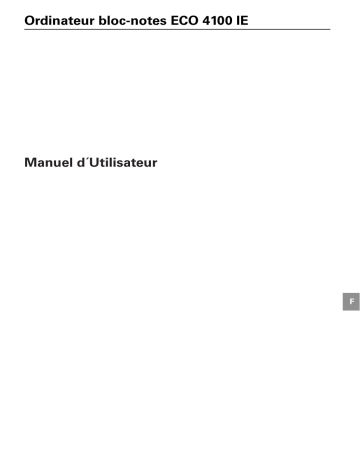 Manuel du propriétaire | MAXDATA ECO 4100 IEN Manuel utilisateur | Fixfr