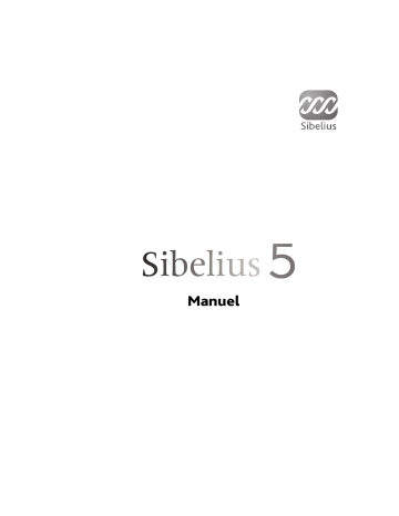 Manuel du propriétaire | Sibelius SIBELIUS 5.1 Manuel utilisateur | Fixfr