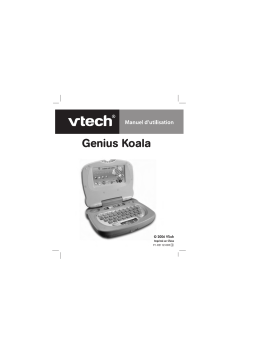 VTech GENIUS KOALA Manuel utilisateur