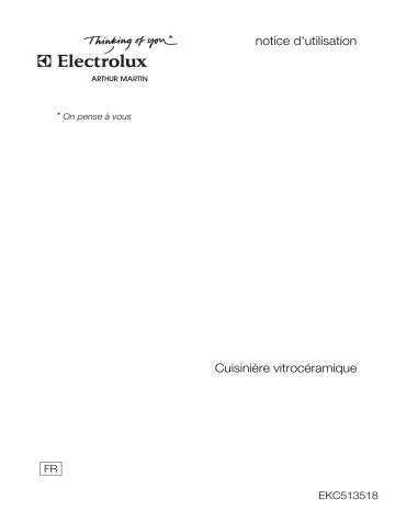 Manuel du propriétaire | ARTHUR MARTIN EKC513518X Manuel utilisateur | Fixfr