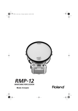 Roland RMP-12 Manuel utilisateur