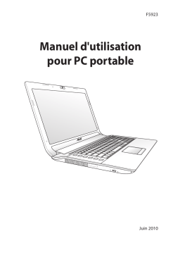 Asus N73SV-TY106V Manuel utilisateur