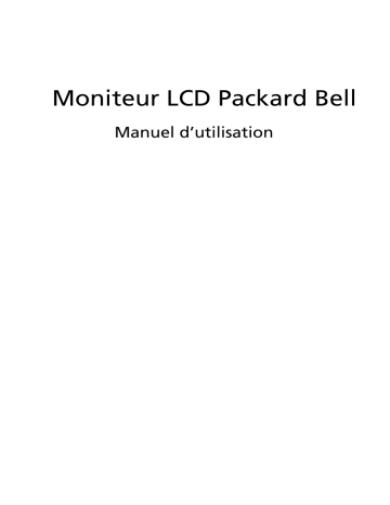 Manuel du propriétaire | Packard Bell VISEO 243DBD Manuel utilisateur | Fixfr
