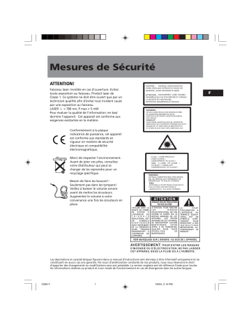 Manuel du propriétaire | Thomson CS84 Manuel utilisateur | Fixfr