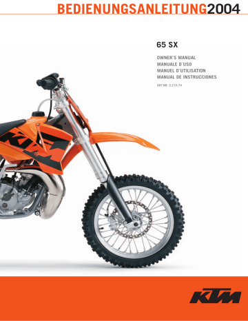 Manuel du propriétaire | KTM 65 SX Manuel utilisateur | Fixfr