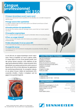 Sennheiser EH 350 Manuel utilisateur