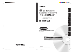 Toshiba RD-XS24SF Manuel utilisateur