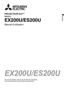 Mitsubishi ES200 Manuel utilisateur