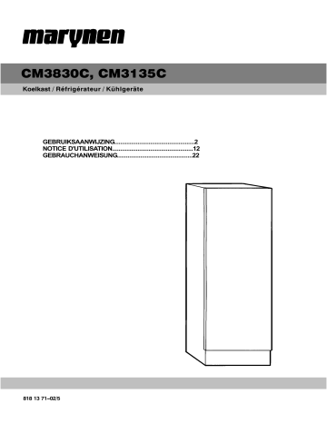 Manuel du propriétaire | MARYNEN CM3135C Manuel utilisateur | Fixfr