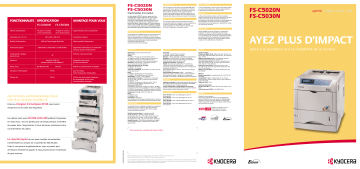 Manuel du propriétaire | KYOCERA FS-C5030N Manuel utilisateur | Fixfr